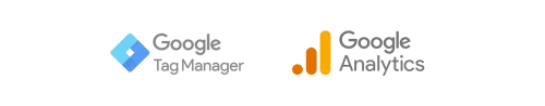 Logos Google Tag Manager et Google Analytics