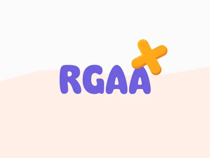 Illustration RGAA avec une croix, correspondant au référentiel d'accessibilité numérique
