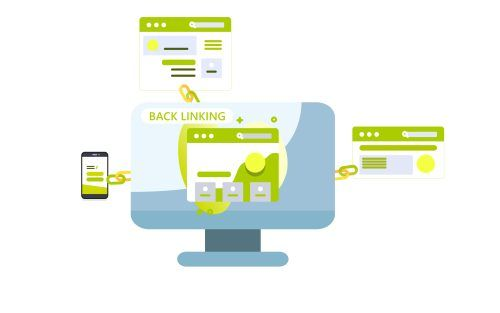 Illustration du backlink en SEO